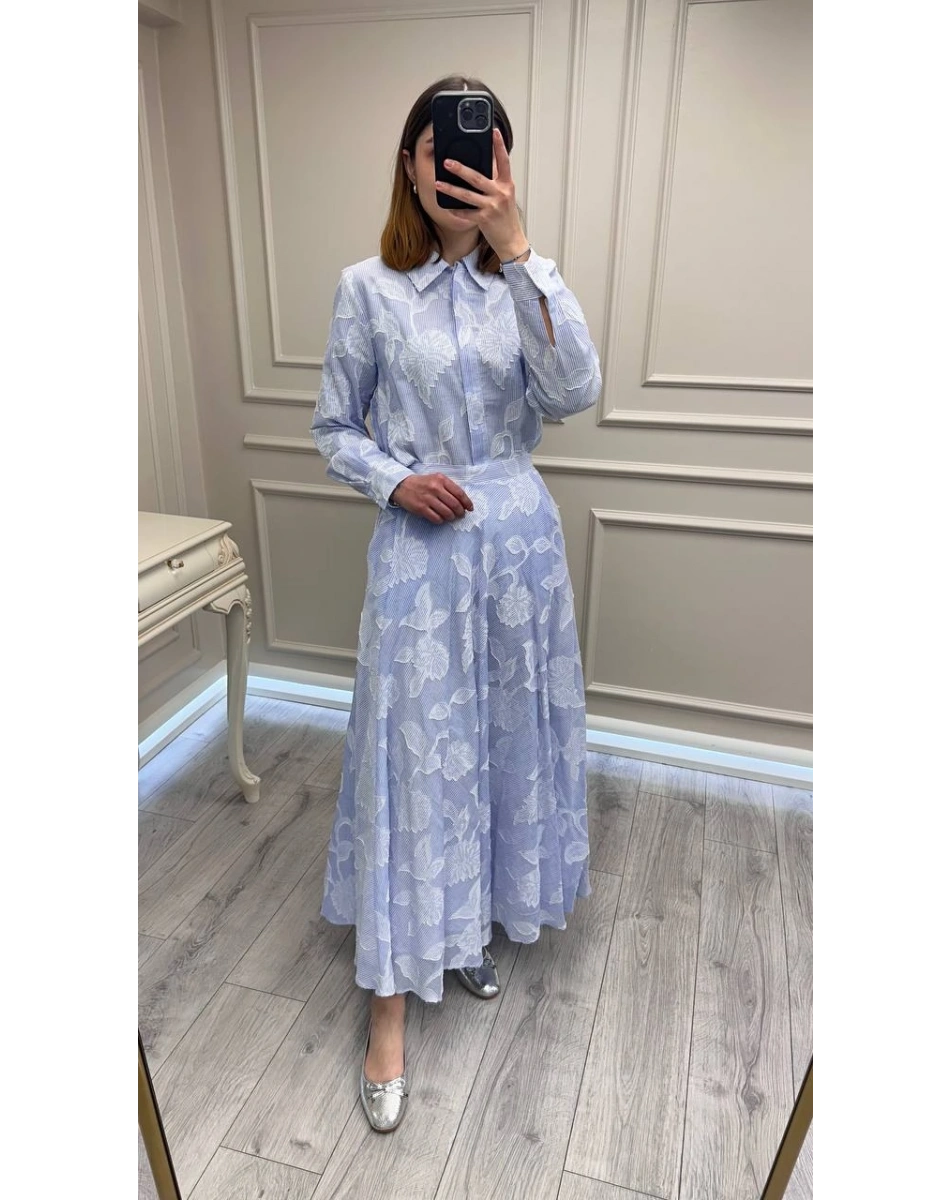 Exquise E26Y06208124 Mavi Leyaelle-Leyaina Takım