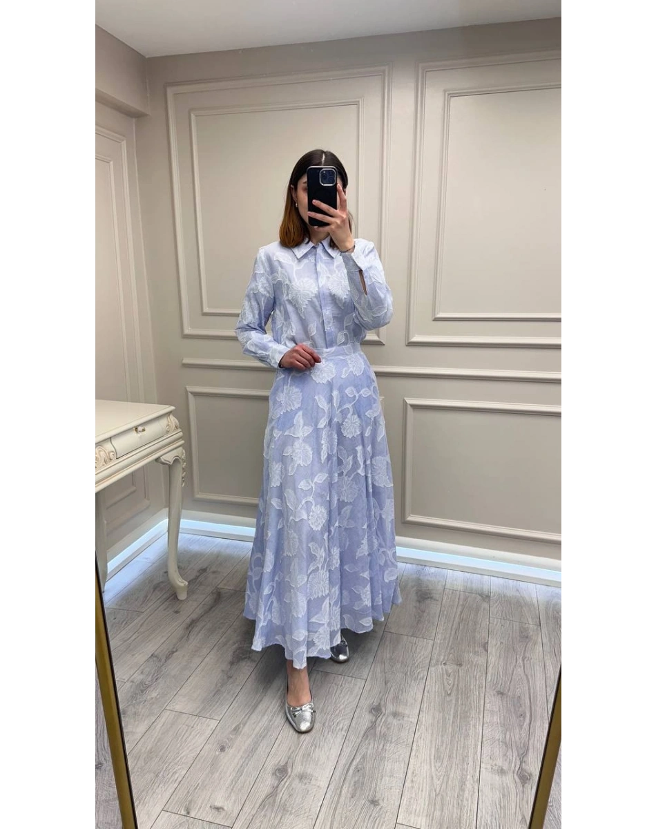 Exquise E26Y06208124 Mavi Leyaelle-Leyaina Takım