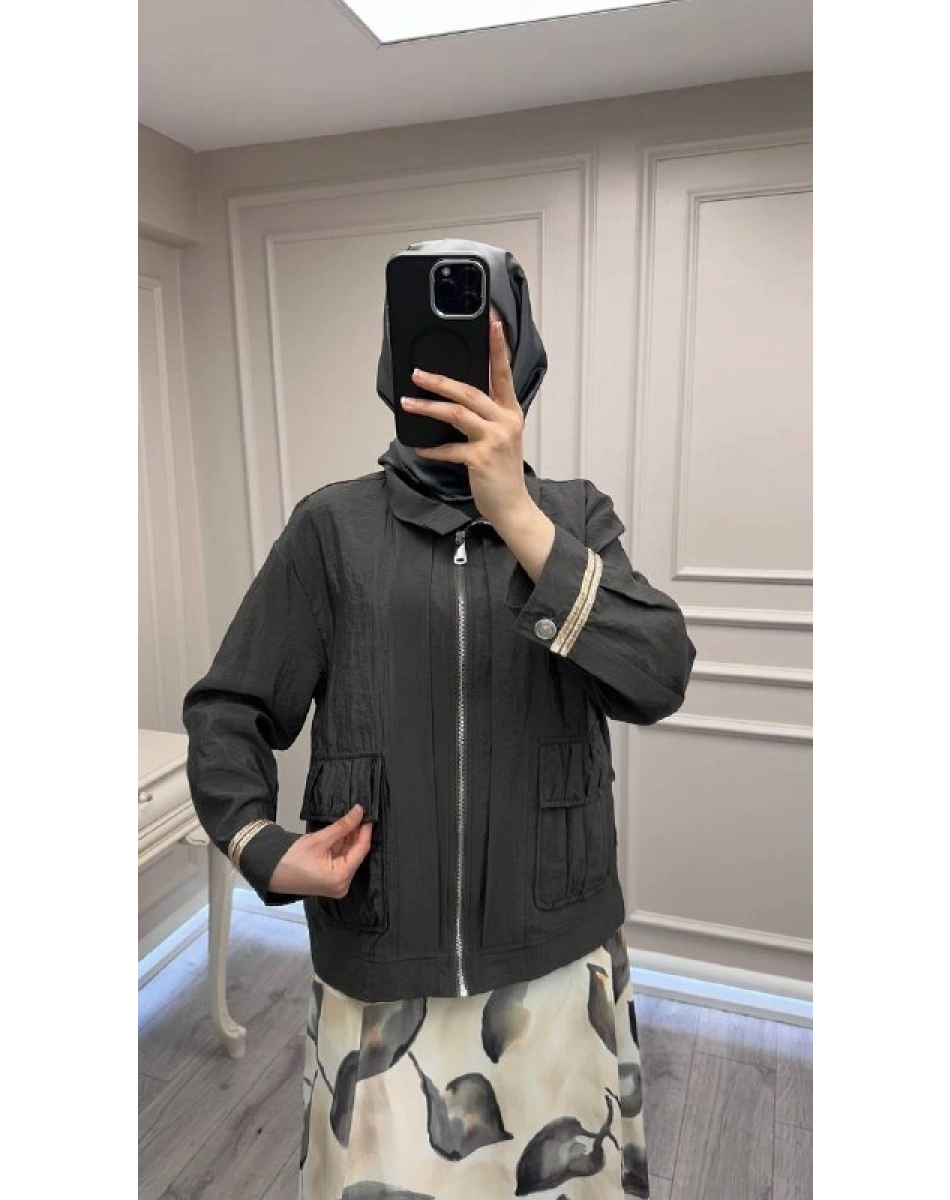 Venöve 26SSCEK0028 Antrasit Lucia Ceket