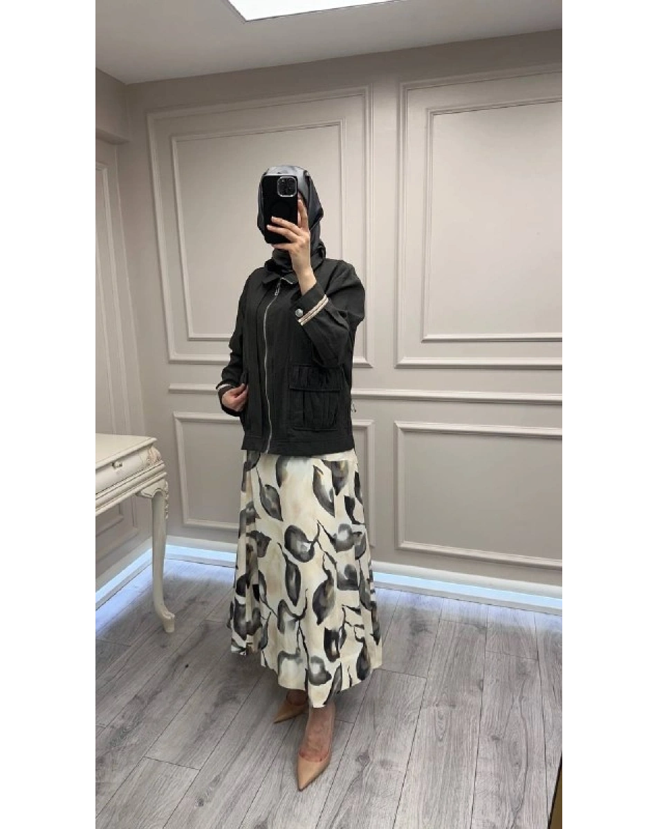 Venöve 26SSCEK0028 Antrasit Lucia Ceket