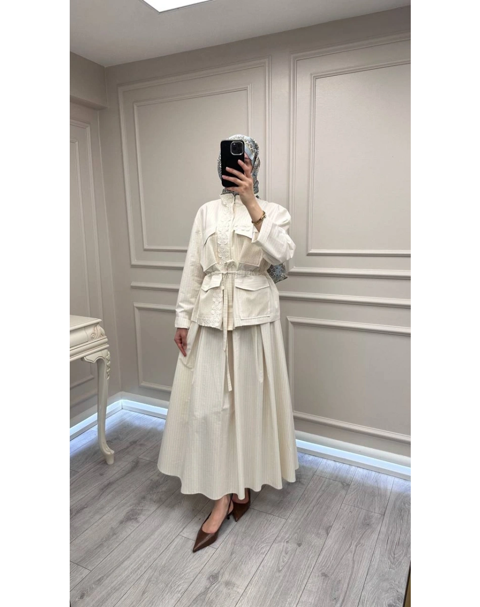 Ghisa 3610T9184 Krem Etekli Takım