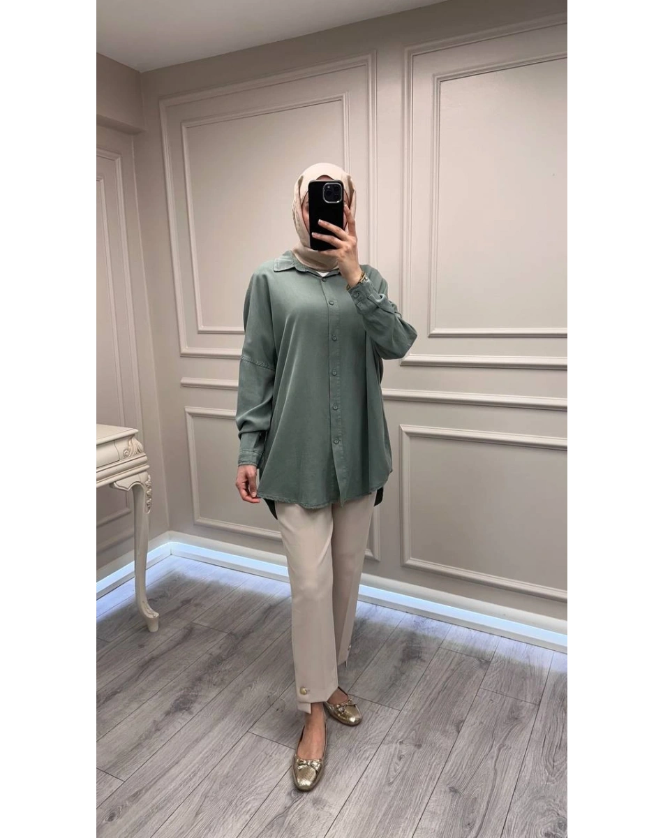 Magazin 7351 Çağla Tensel Gömlek