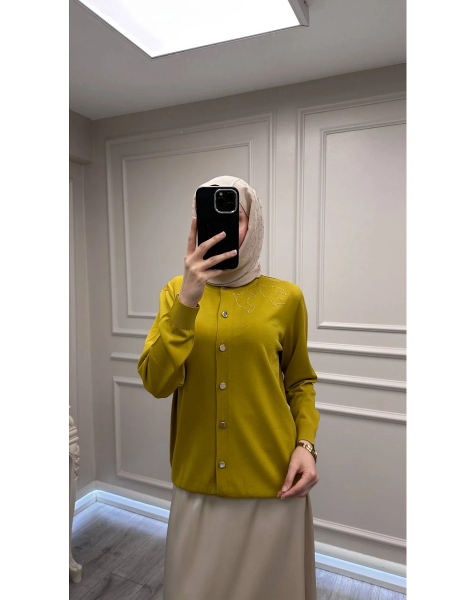 Ghisa 3620H3290 Asit İşleme Detaylı Hırka