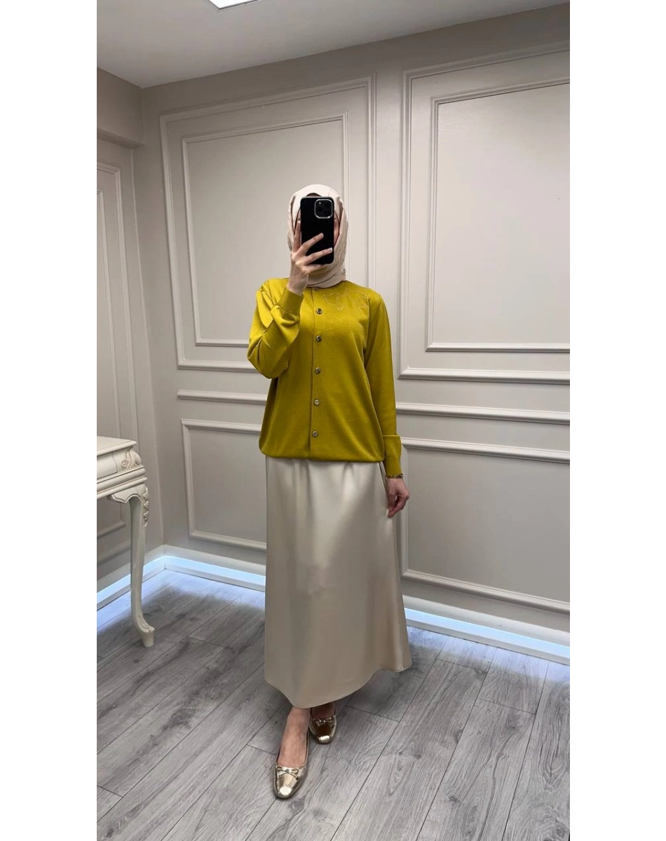 Ghisa 3620H3290 Asit İşleme Detaylı Hırka