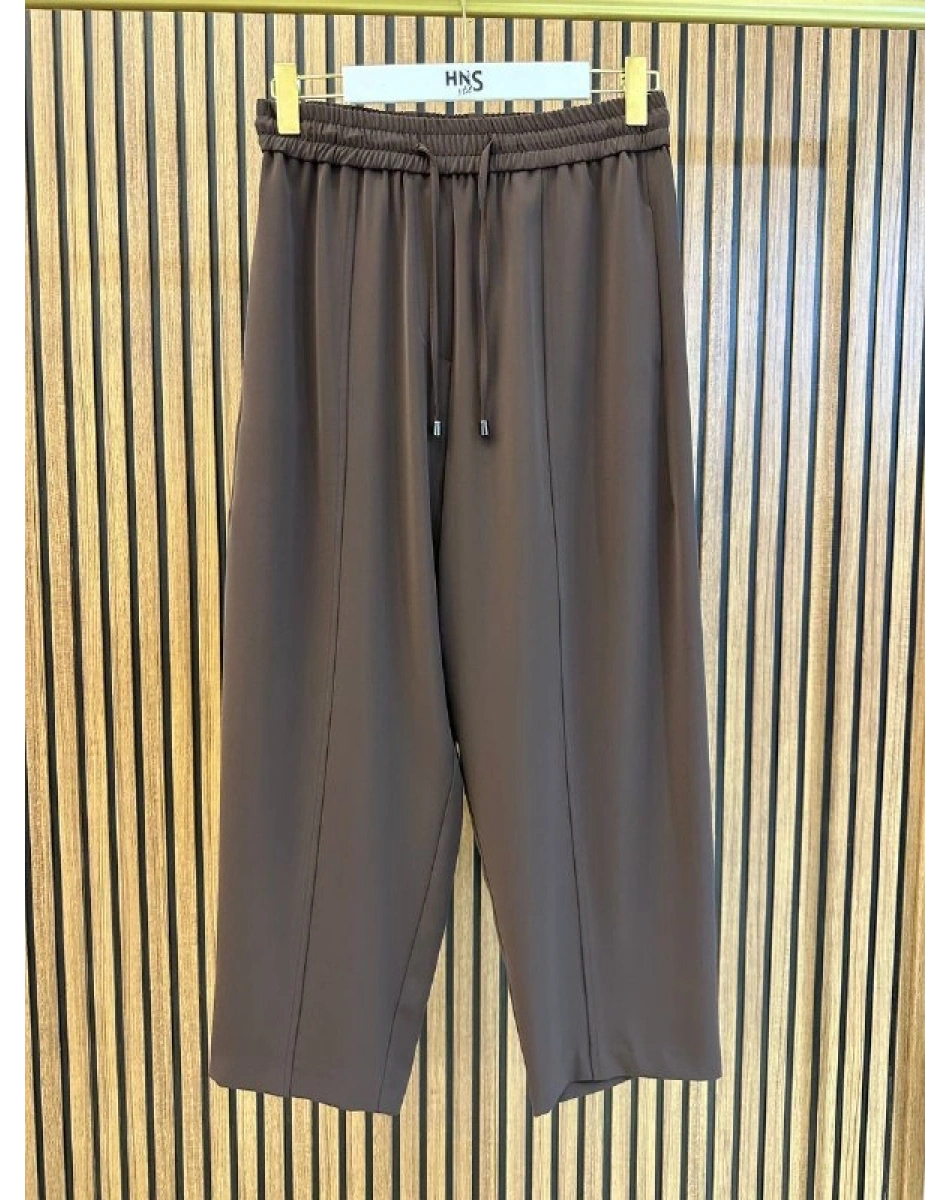 Yusuf Özdemir 26Y1558 Kahve Akışkan Krep Kumaş Pantolon