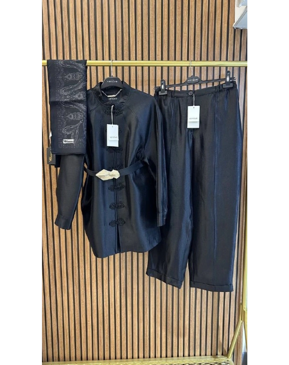 Venöve 26SSCEK0025 Siyah Mary Takım