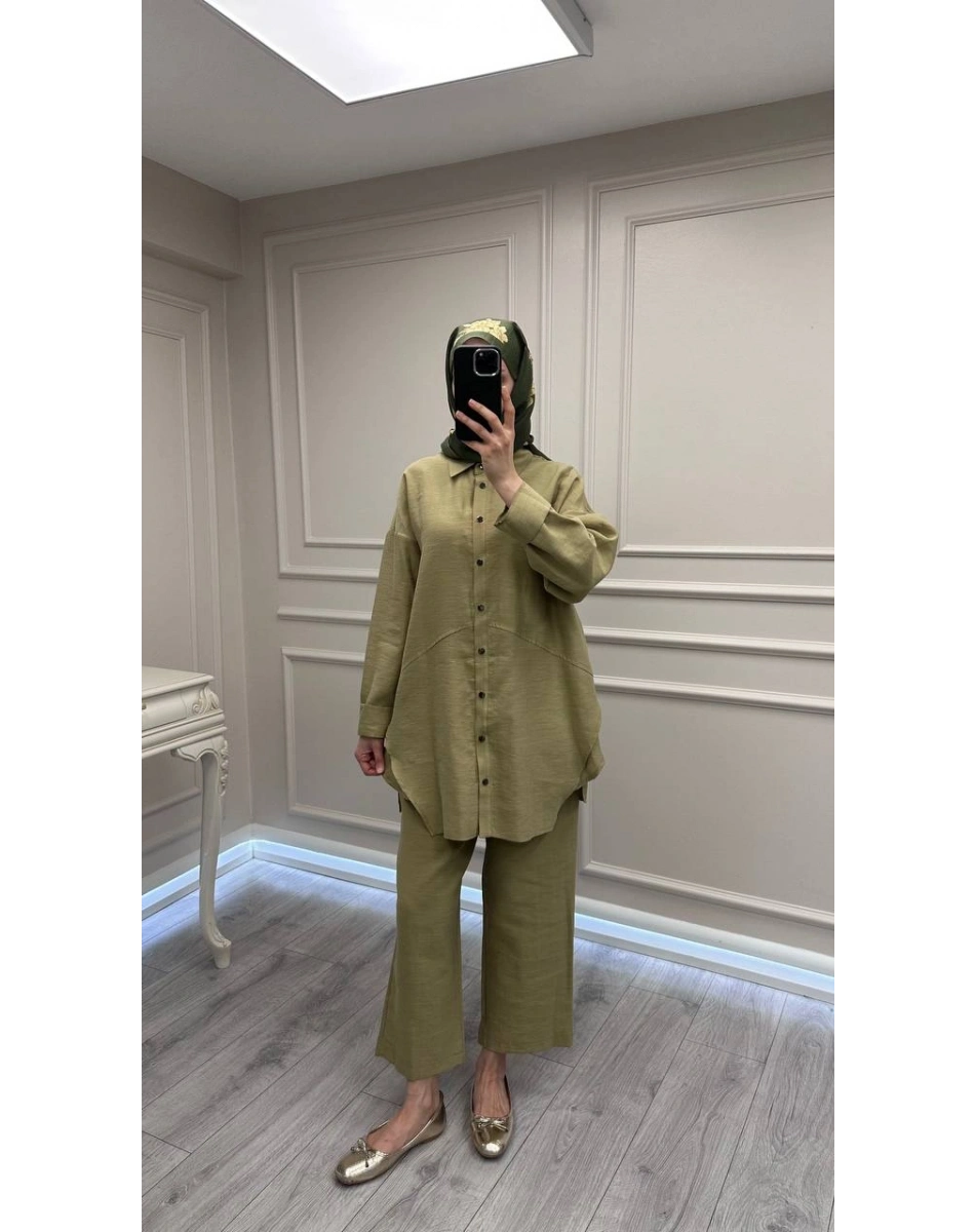 Ceremony 26Y906 Yağ Yeşili İkili Takım