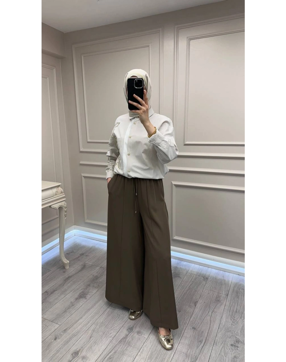 Yusuf Özdemir 26Y1636 Latte Pantolon Etek