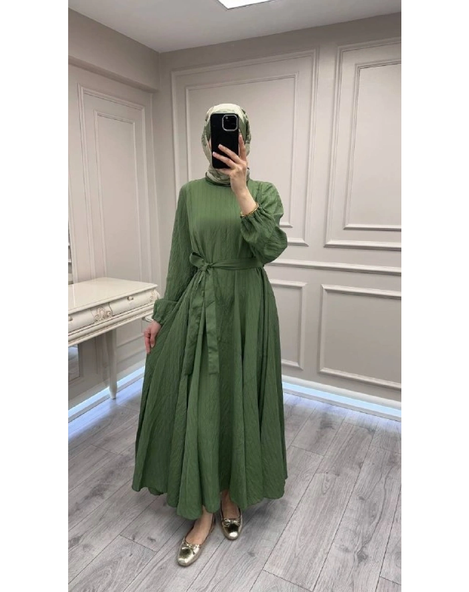 Misswhence 39844 Yeşil Elbise