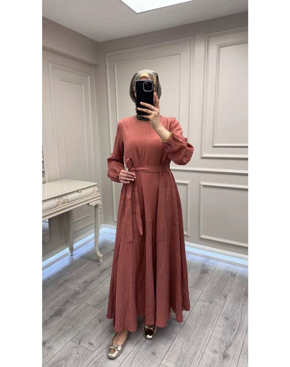 Misswhence 39844 Gül Kurusu Elbise