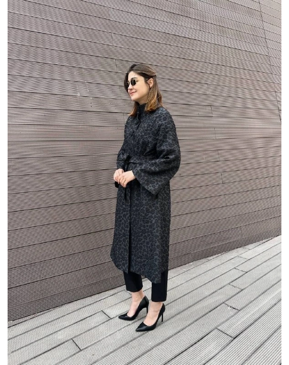 Trenç 5967 Siyah Brokar Kap