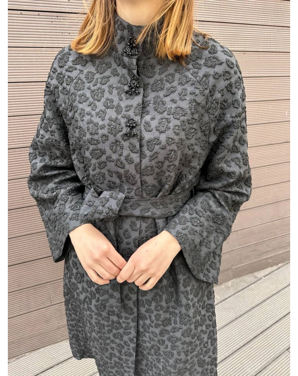 Trenç 5967 Siyah Brokar Kap