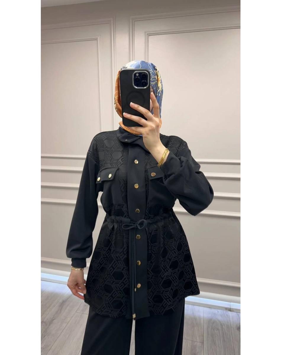 Nuss Triko 26Y1097 Siyah Takım