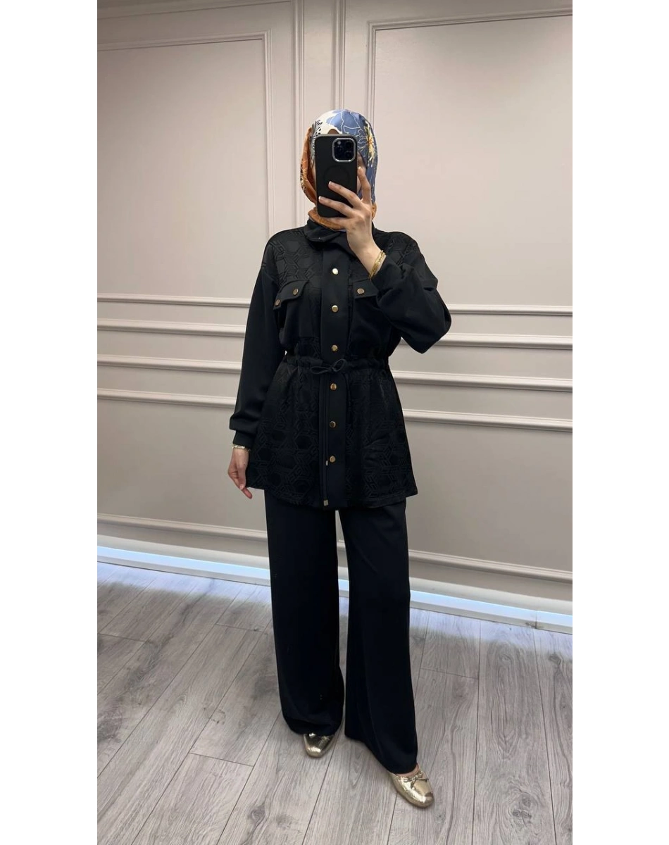 Nuss Triko 26Y1097 Siyah Takım