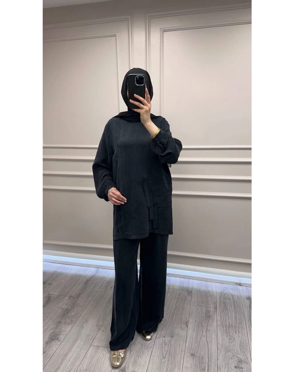 Nuss Triko 26Y1039 Siyah Takım