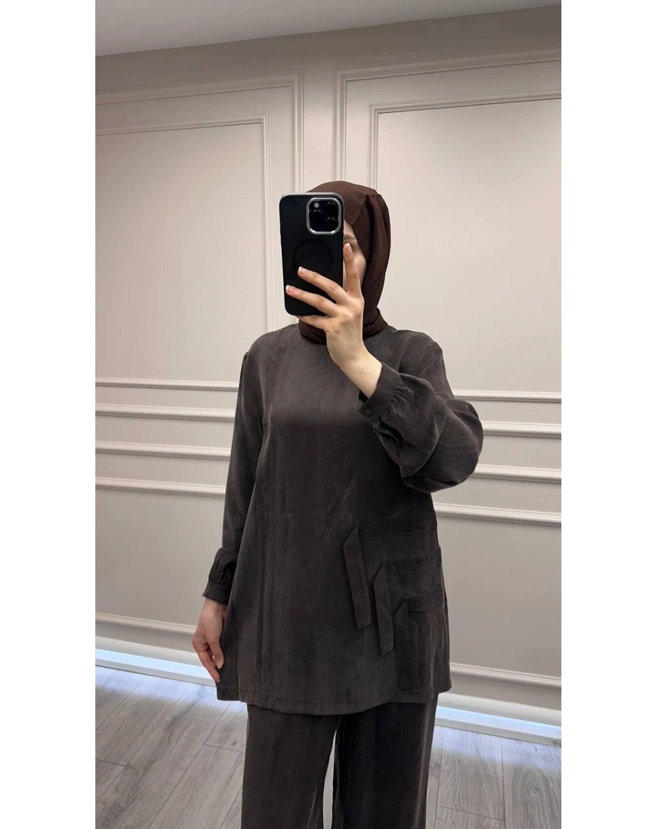 Nuss Triko 26Y1039 Kahve Takım