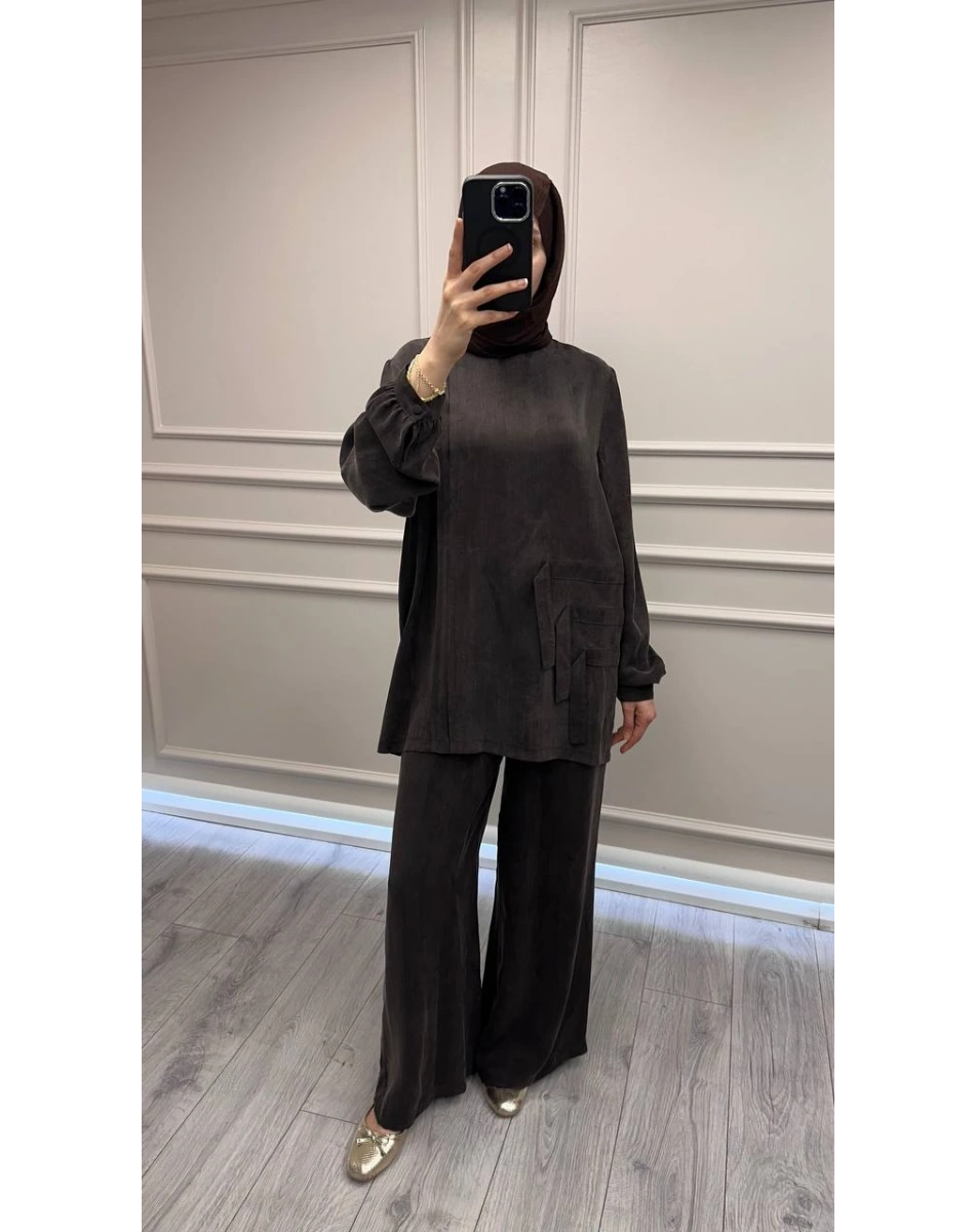 Nuss Triko 26Y1039 Kahve Takım