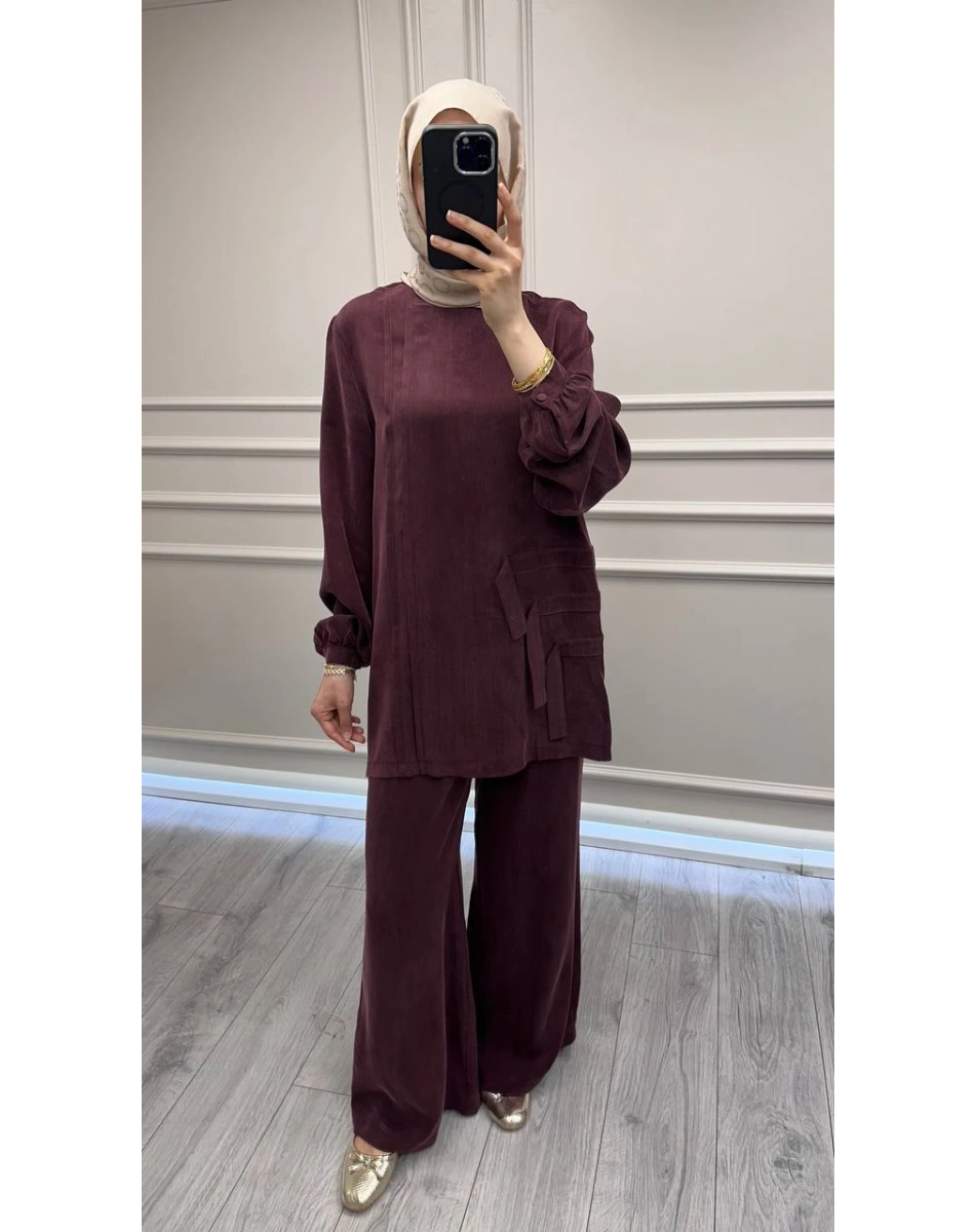 Nuss Triko 26Y1039 Mürdüm Takım