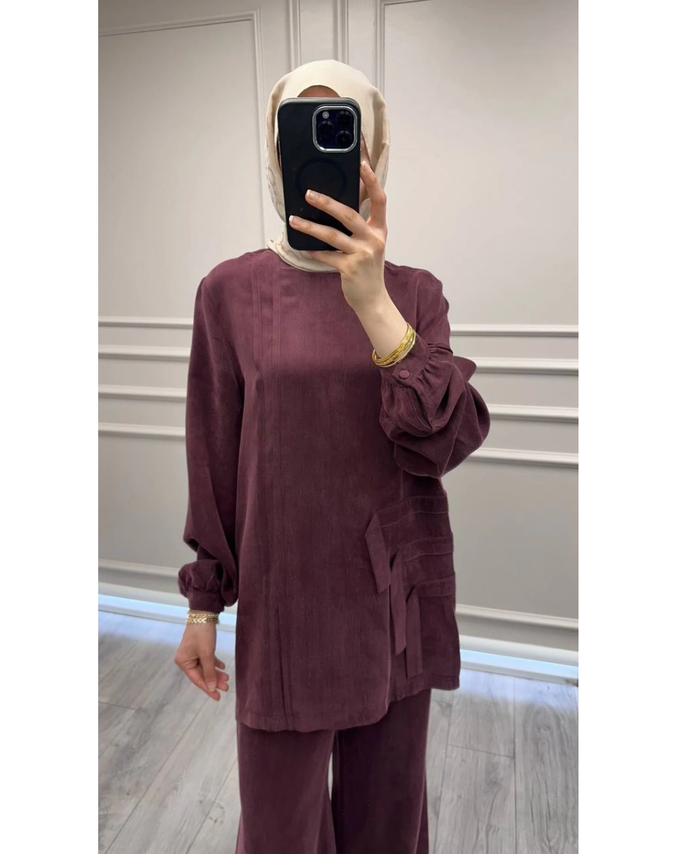 Nuss Triko 26Y1039 Mürdüm Takım