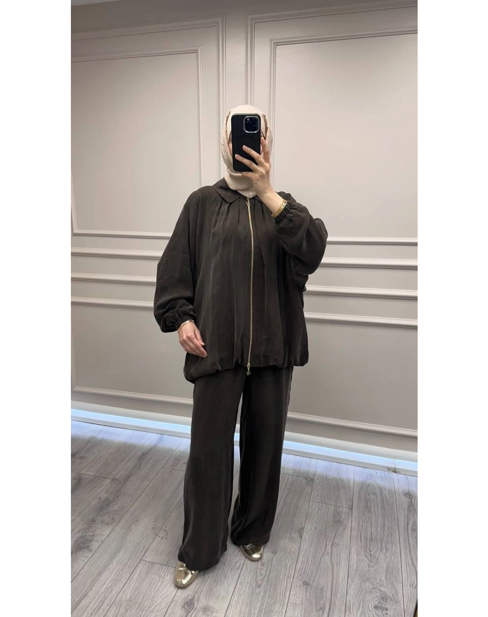 Nuss Triko 26Y1082 Kahve İkili Takım