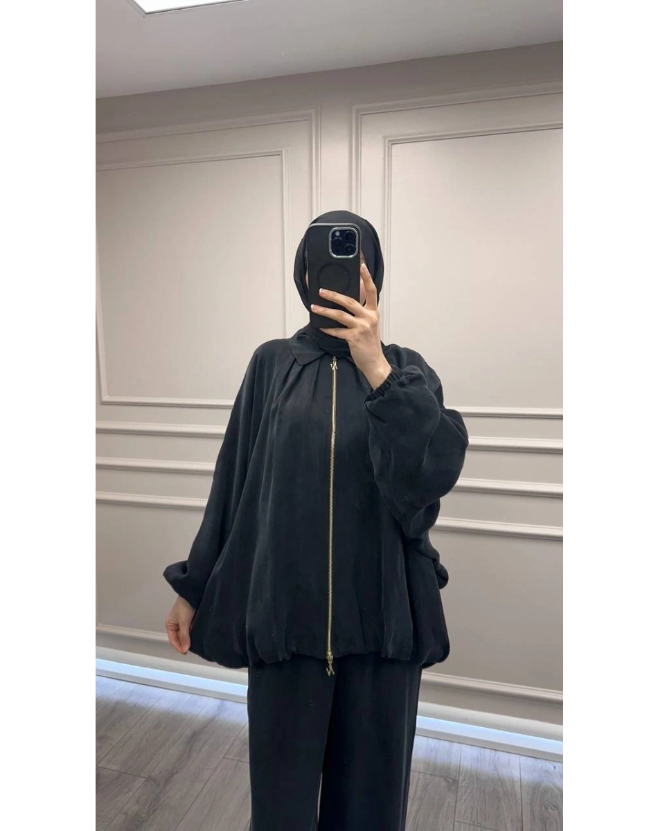 Nuss Triko 26Y1082 Siyah İkili Takım