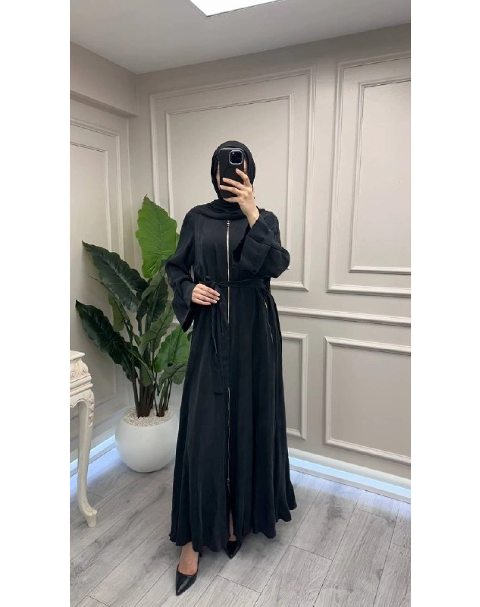 Misswhence 39506 Siyah Şal Detaylı Kap