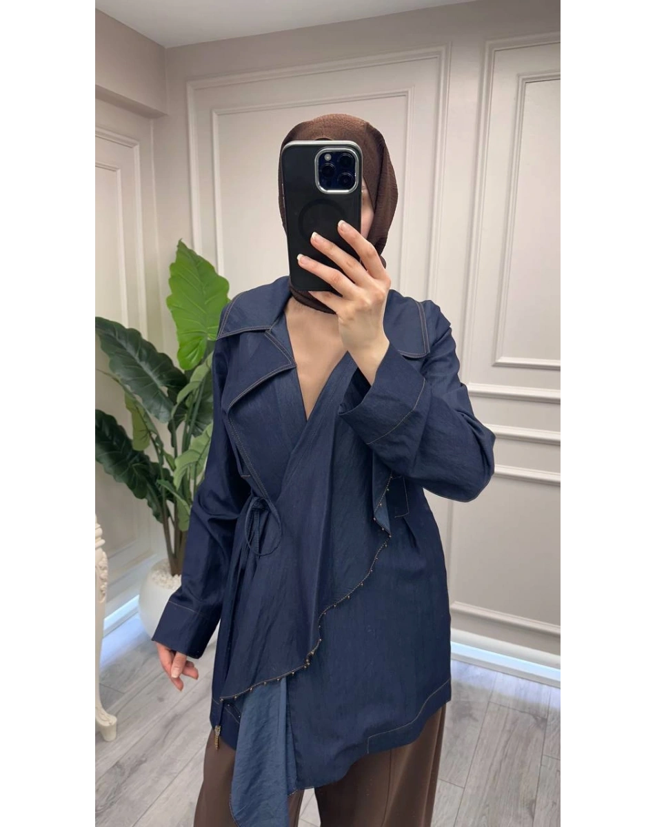 Trenç 3754 Lacivert Tensel Kap