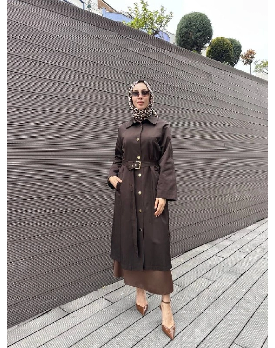 Ghisa 3610T2687 Kahve Trenç