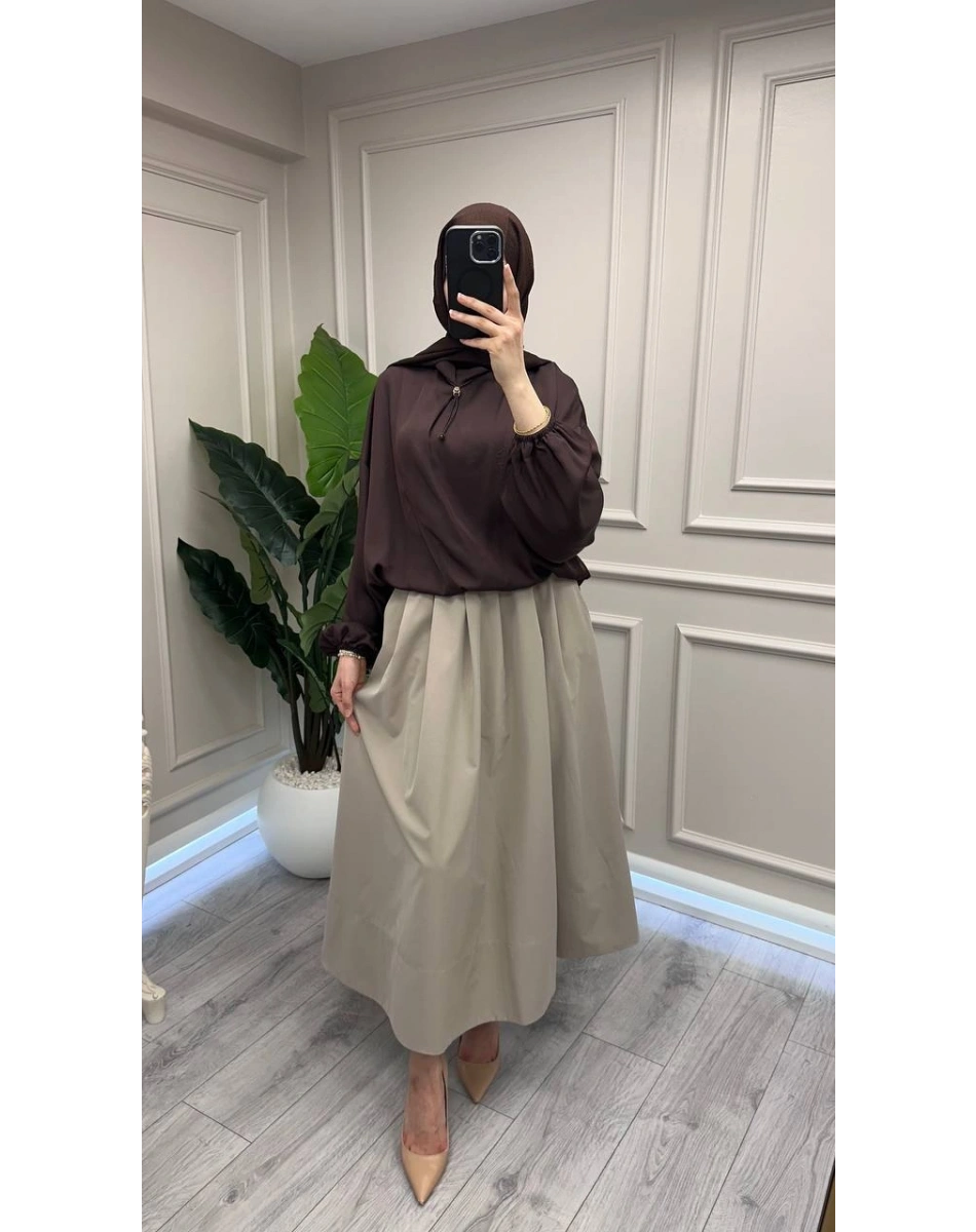 Yusuf Özdemir 26Y1555 Bej Etek