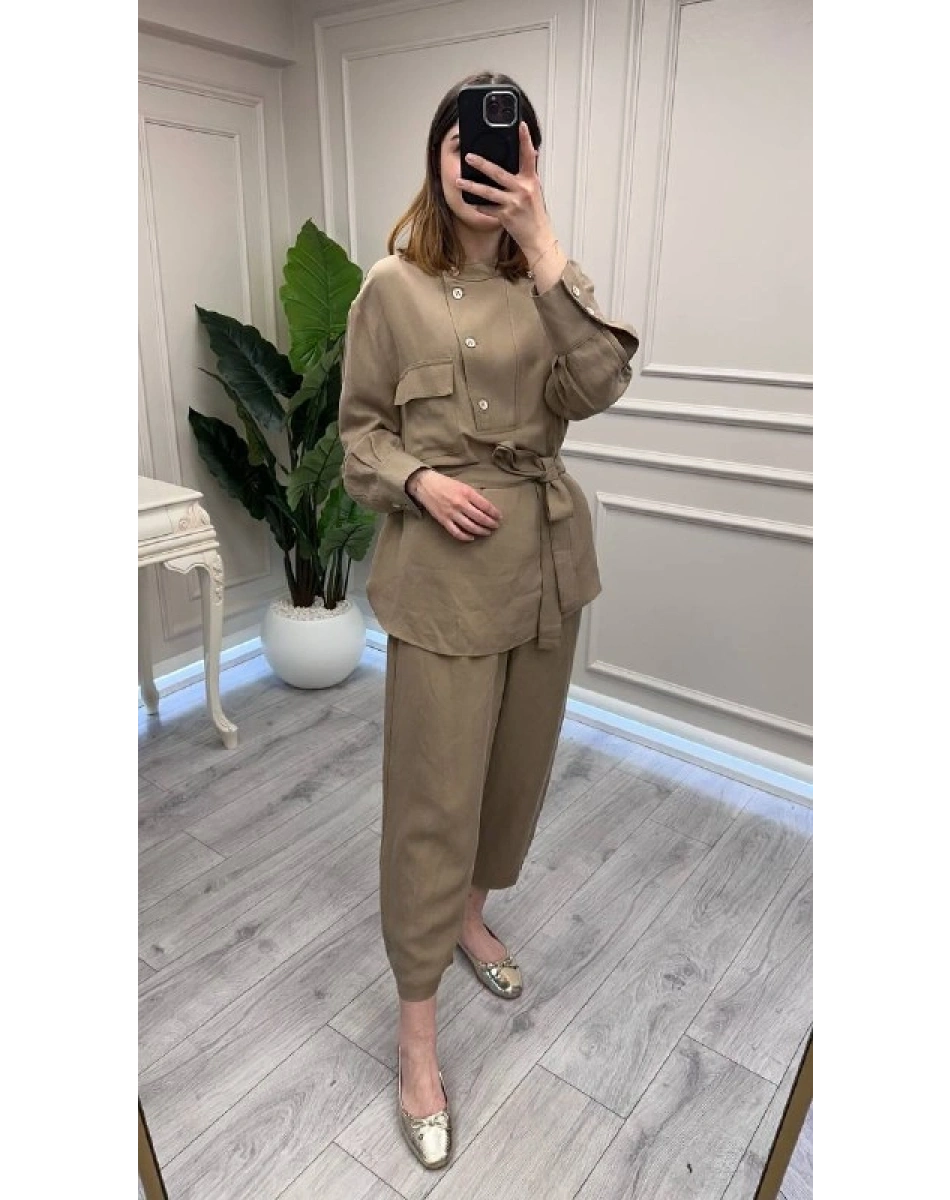 Venöve 26SSTUN0009 Bej Calı Takım