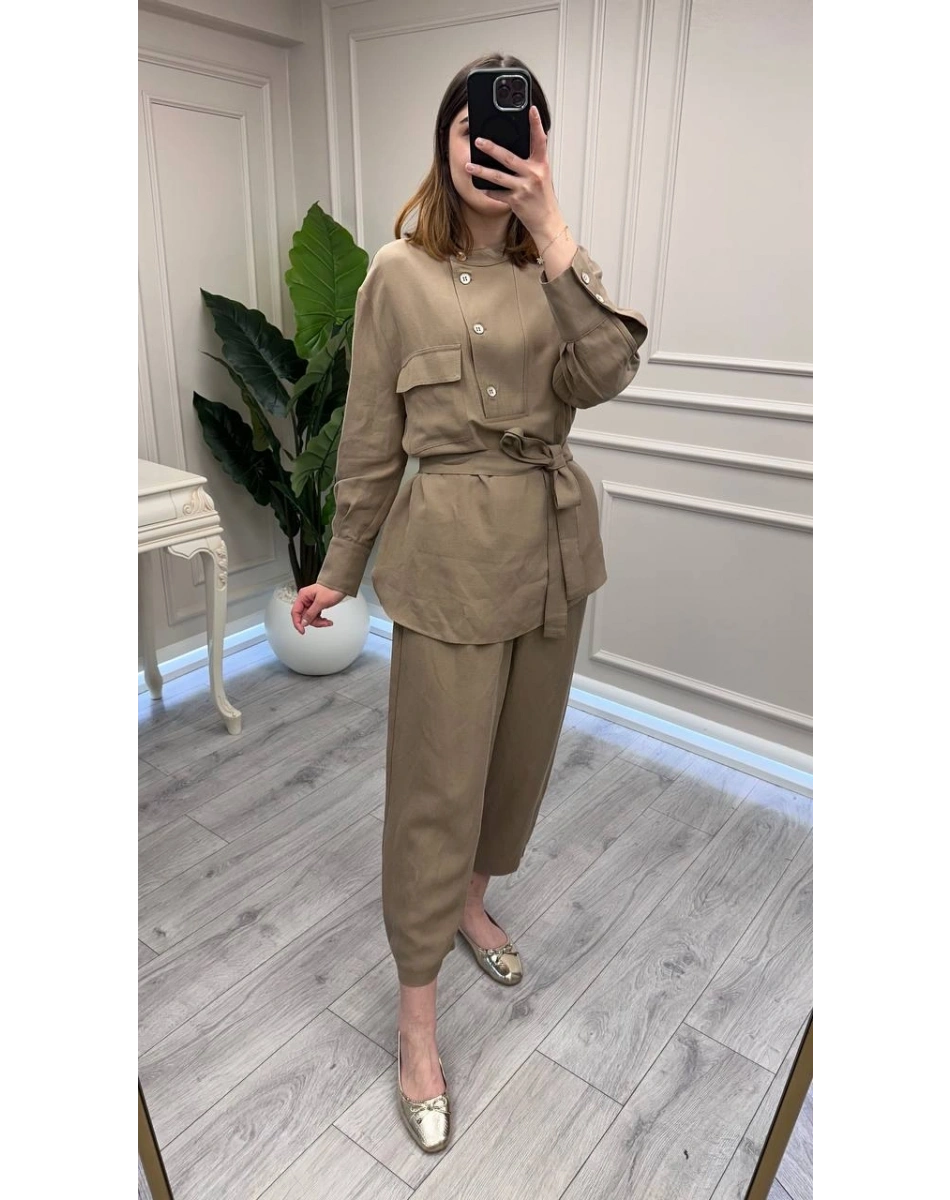 Venöve 26SSTUN0009 Bej Calı Takım