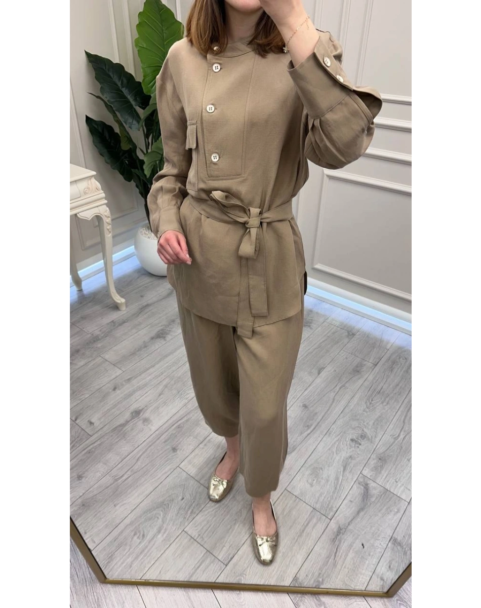 Venöve 26SSTUN0009 Bej Calı Takım