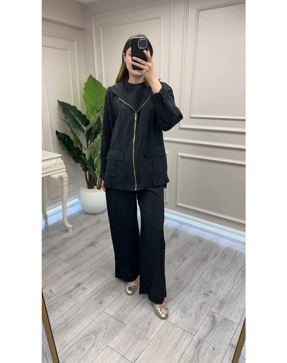 Venöve 26SSCEK0038 Siyah Edson Takım