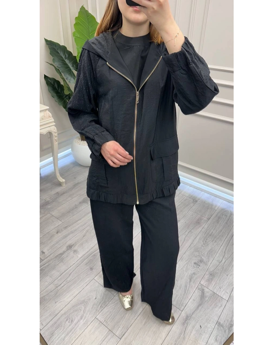 Venöve 26SSCEK0038 Siyah Edson Takım