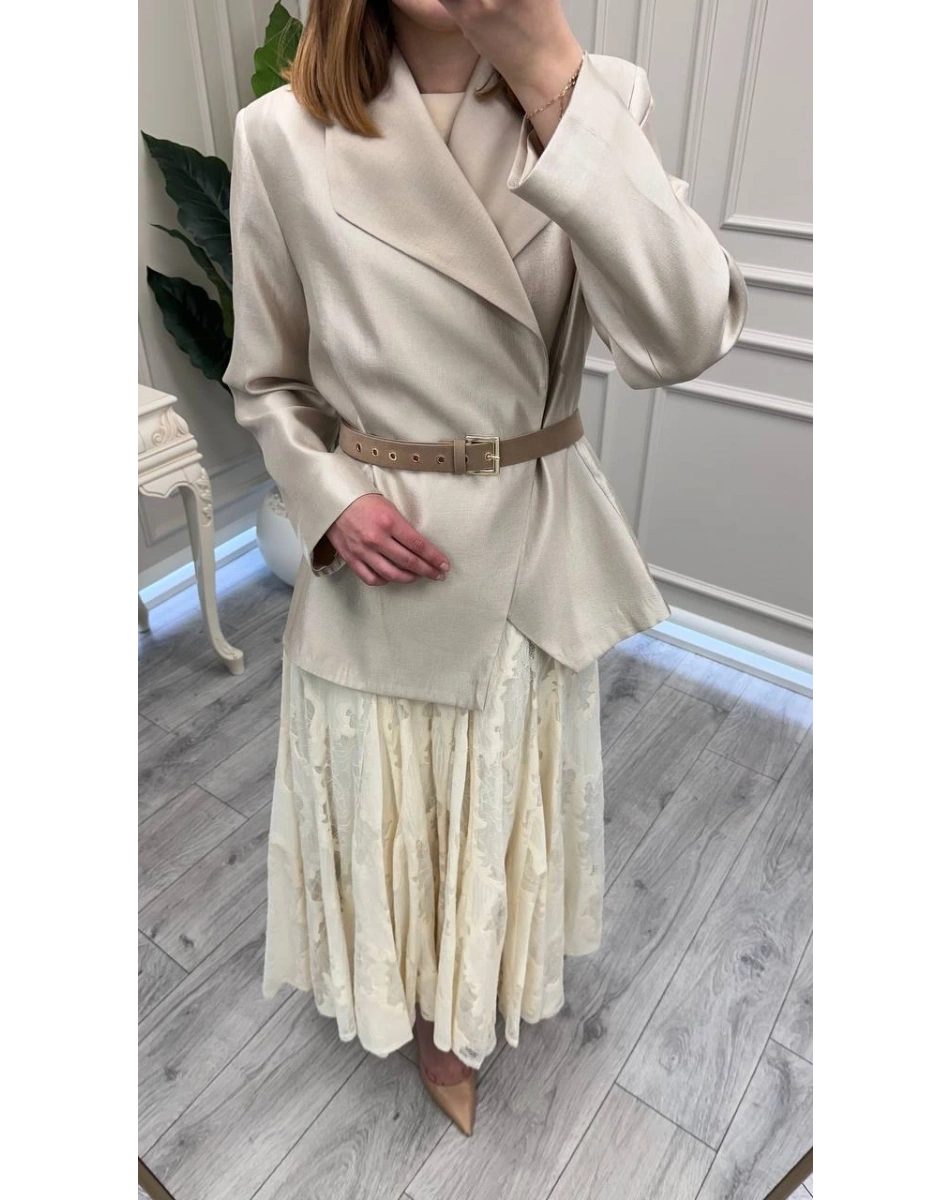 Venöve 26SSETE0013 Ekru Carter Etek