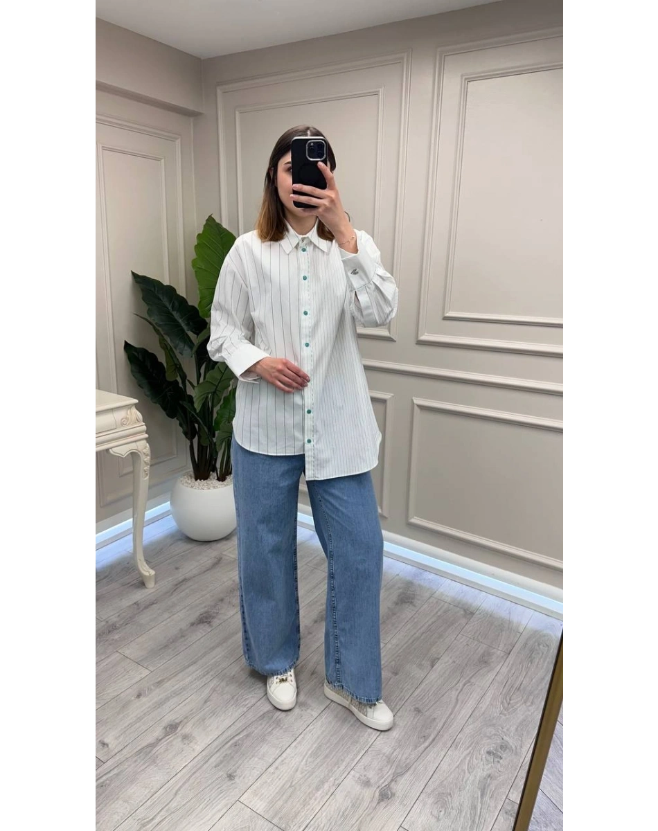 Venöve 26SSPNT0060 Mavi Lottie Pantolon