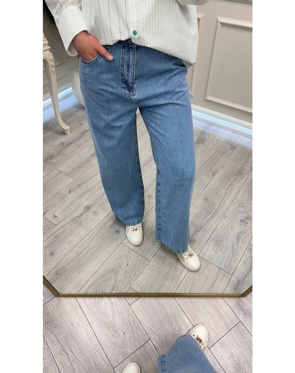 Venöve 26SSPNT0060 Mavi Lottie Pantolon