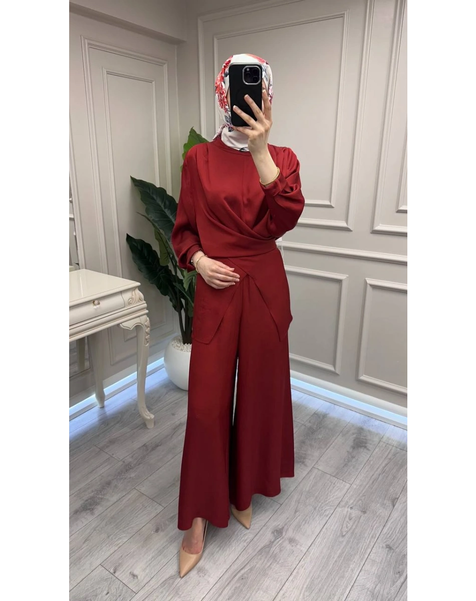 Ghisa 3610T9160 Kırmızı Bağlama Detaylı Takım