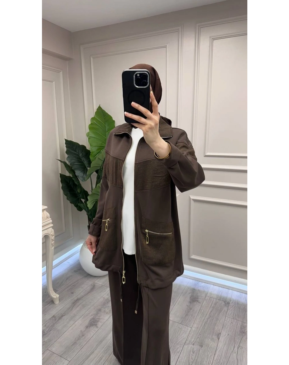 Nuss Triko 26Y1089 Kahve İkili Takım