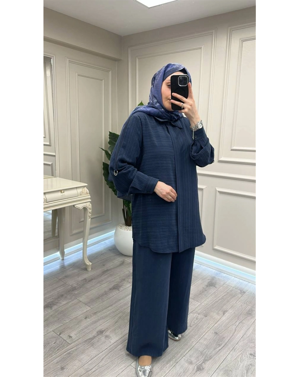 Nuss Triko 26Y1055 Lacivert İkili Takım