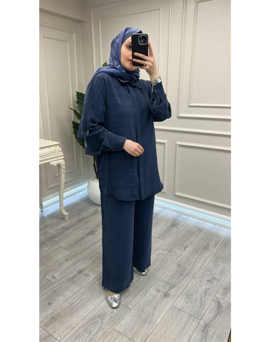 Nuss Triko 26Y1055 Lacivert İkili Takım