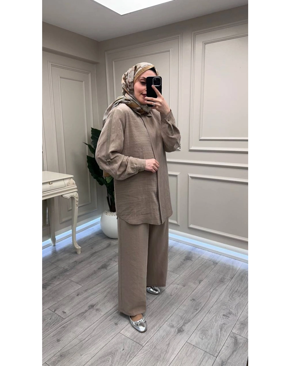 Nuss Triko 26Y1055 Kum İkili Takım