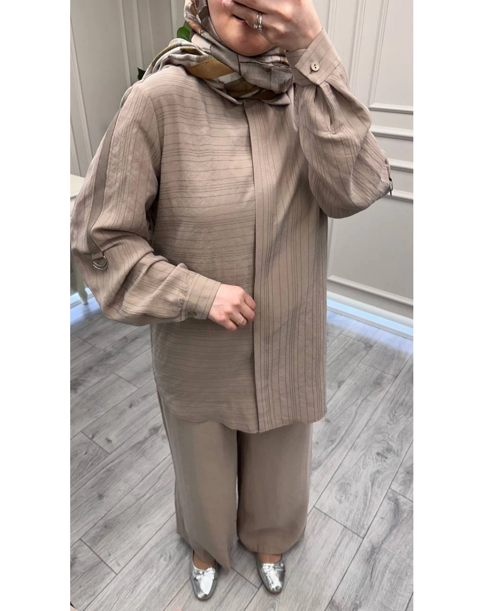 Nuss Triko 26Y1055 Kum İkili Takım