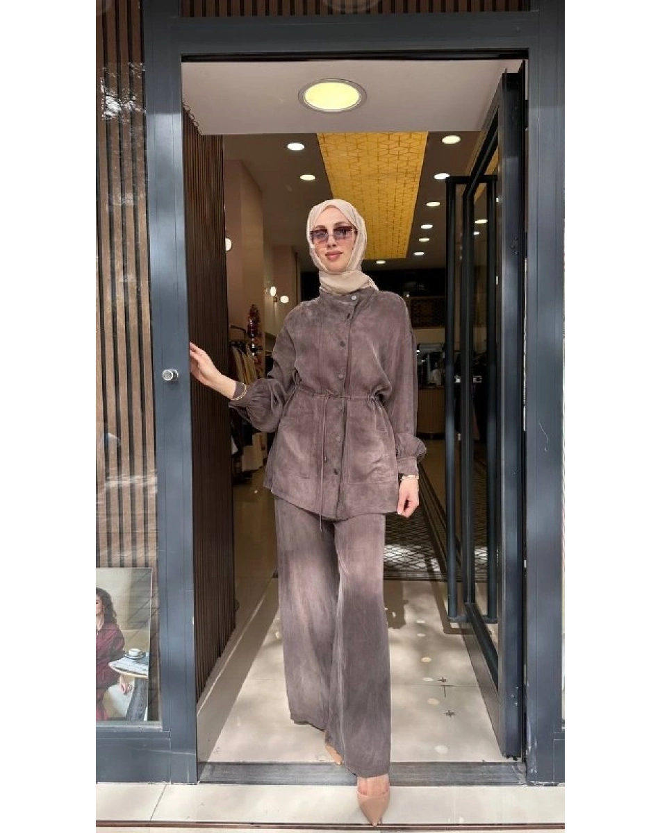 Exquise E26Y06205051 Kahverengi Peonyia-Freman Takım