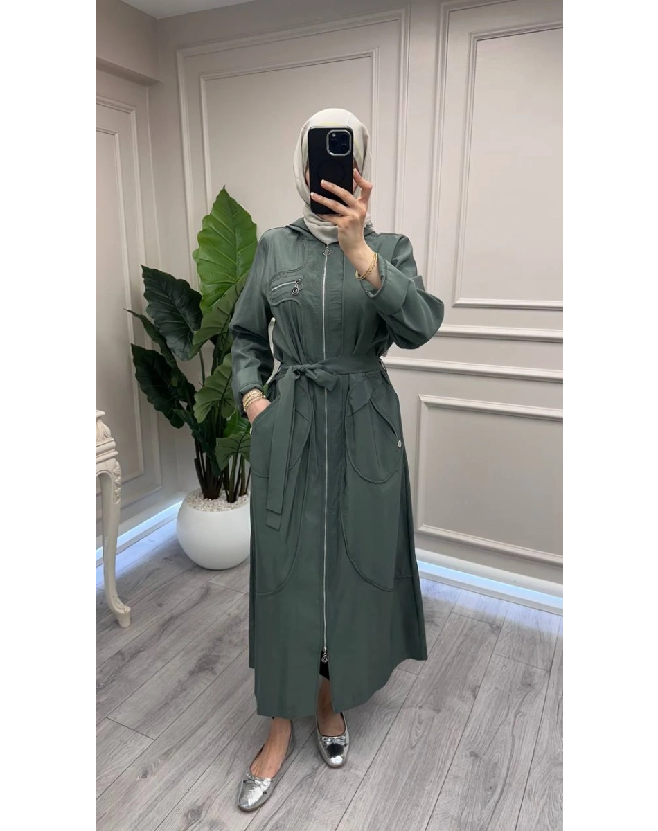 Ceremony 26Y813 Yeşil Torba Cepli Kap