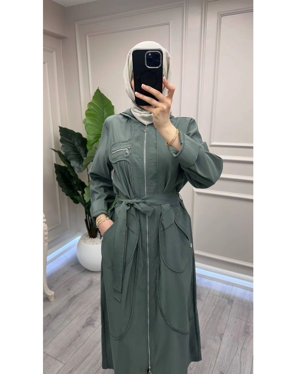 Ceremony 26Y813 Yeşil Torba Cepli Kap