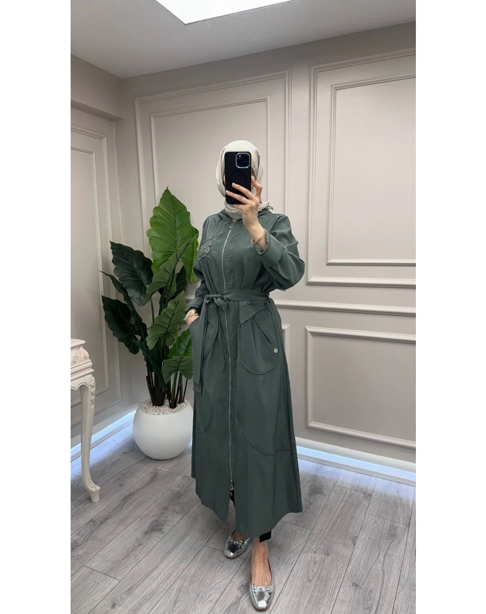 Ceremony 26Y813 Yeşil Torba Cepli Kap