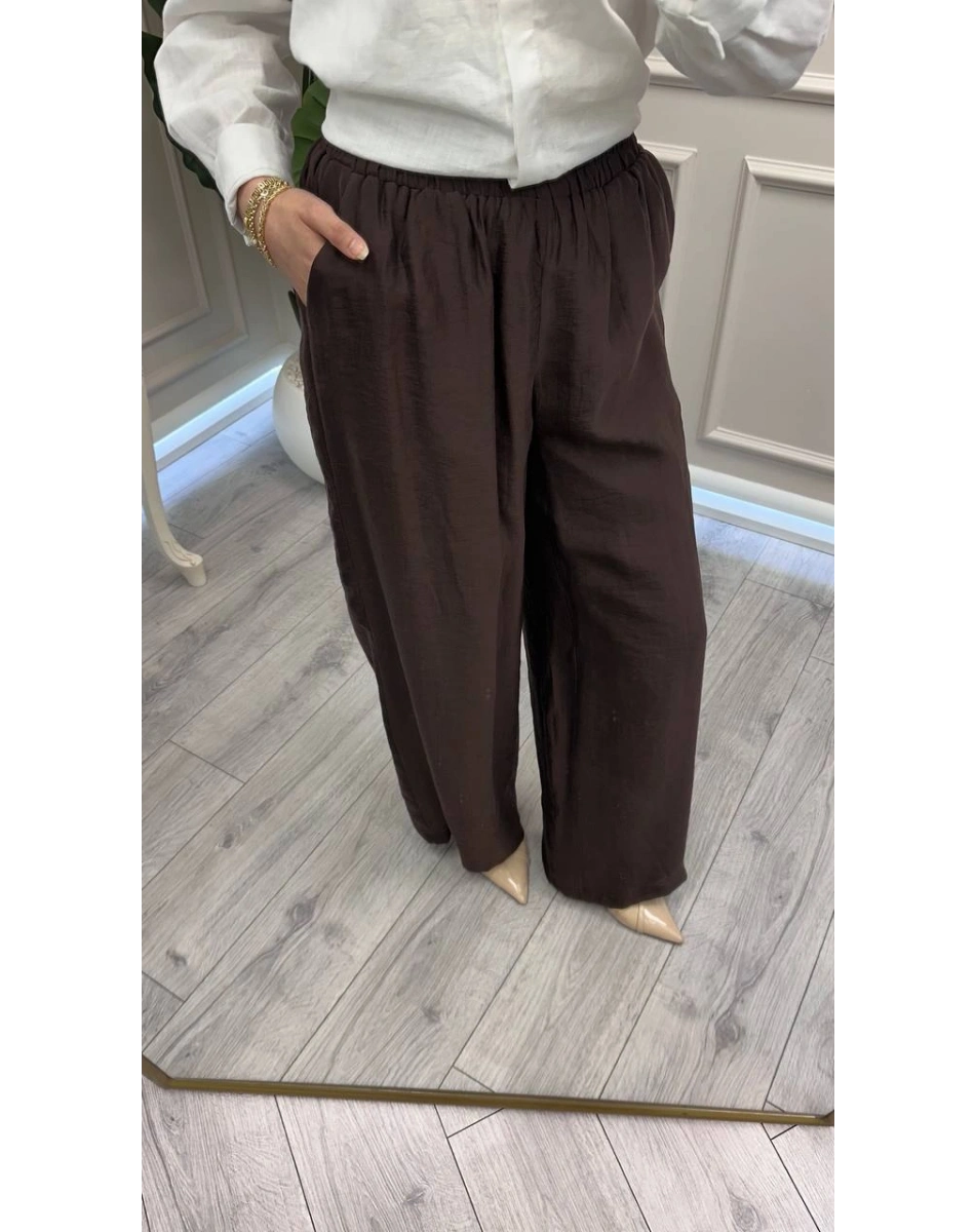 Ceremony 26Y355 Kahve Bol Paça Pantolon