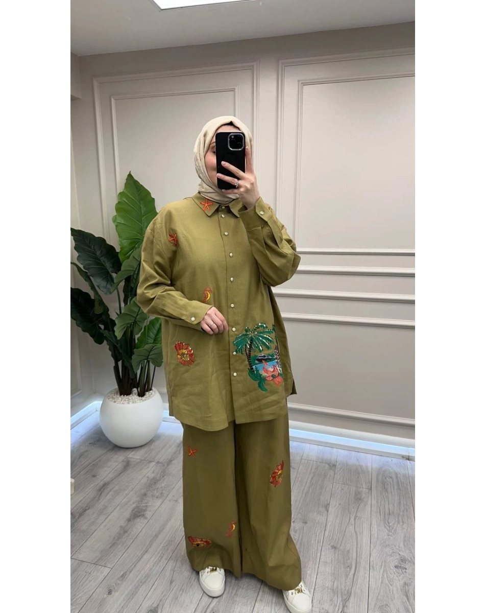 Ghisa 3610T9156 Yağ Yeşili İkili Takım