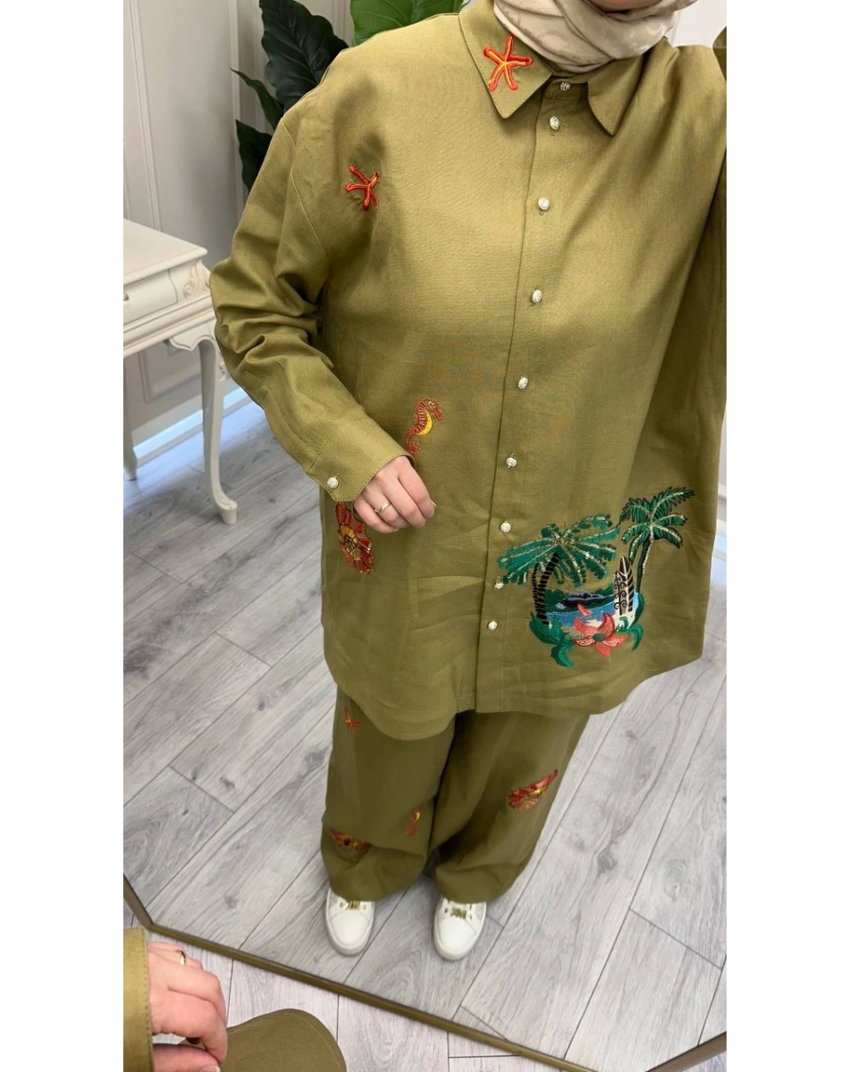 Ghisa 3610T9156 Yağ Yeşili İkili Takım